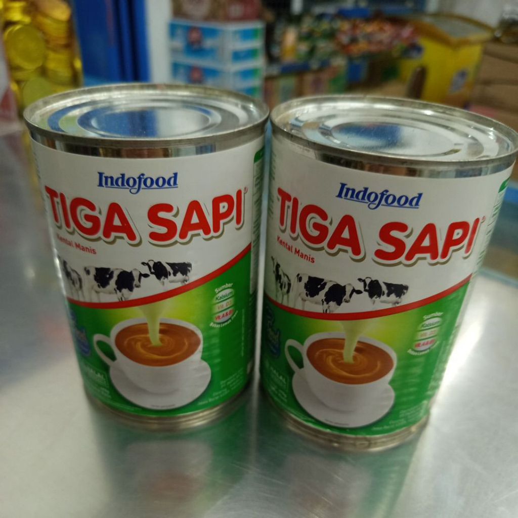 

Susu kental manis tiga sapi 490gr