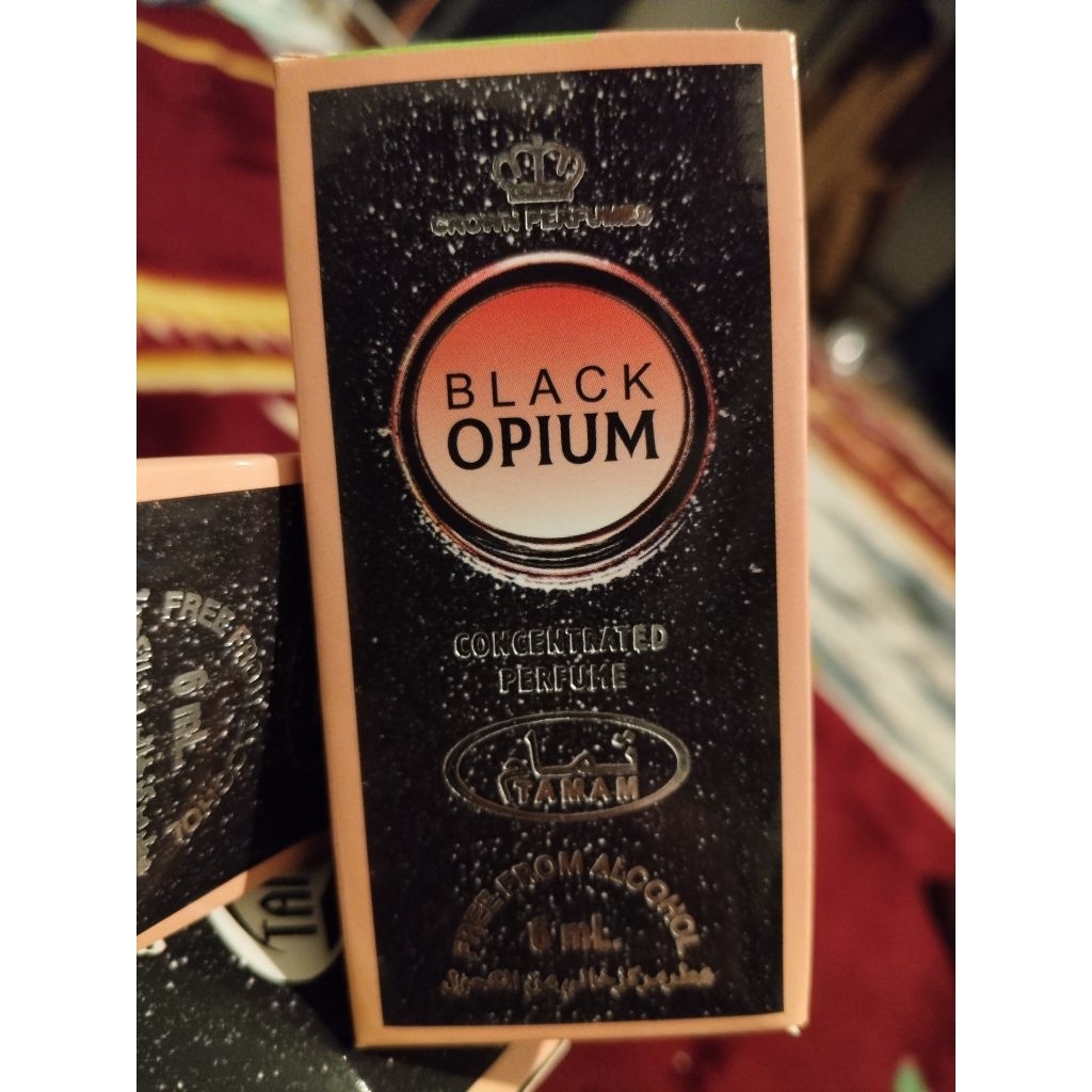 BLACK OPIUM PARFUME ROLL ON 6 ML NON ALKOHOL