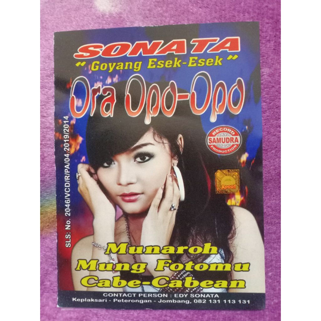 VCD SONATA ORA OPO OPO