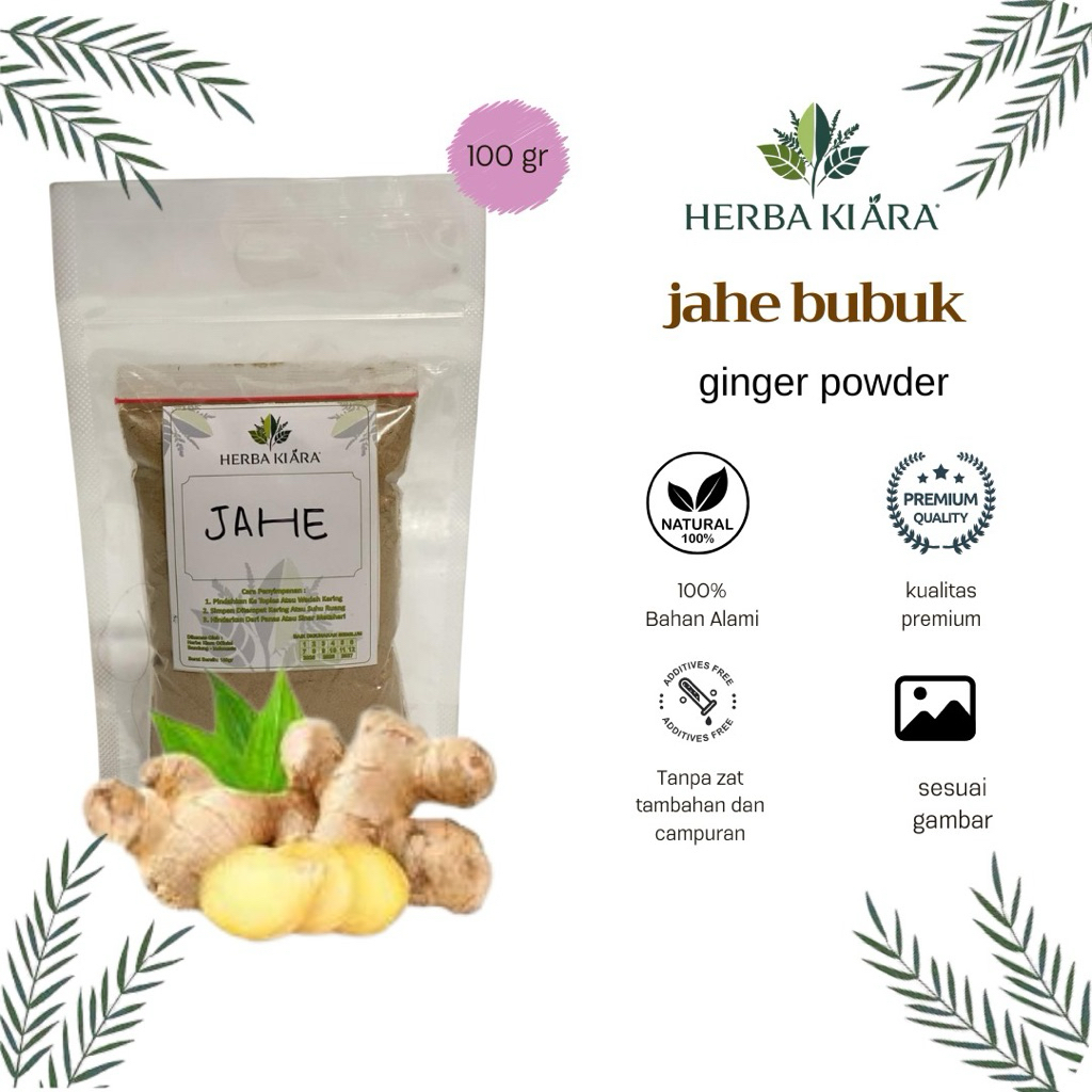 

Jahe bubuk asli 100 gram / ginger powder / rempah / 100% alami original JSR premium