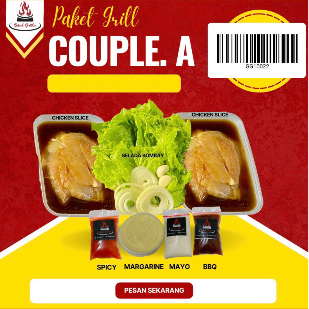 

PAKET GRILL COUPLE.A || PAKET BBQ || PAKET GRILL PROMO