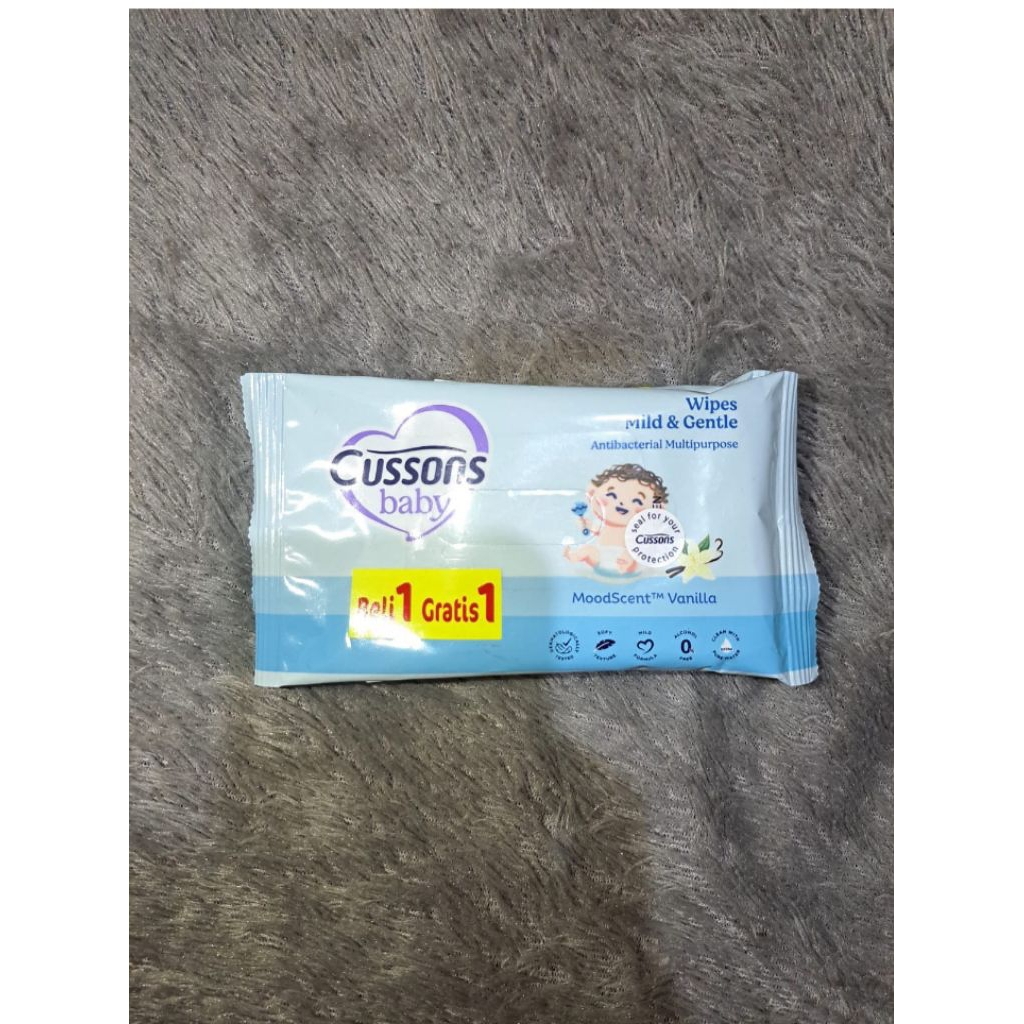 TISU BASAH CUSSONS BABY 10 content sheets isi 2 pcs