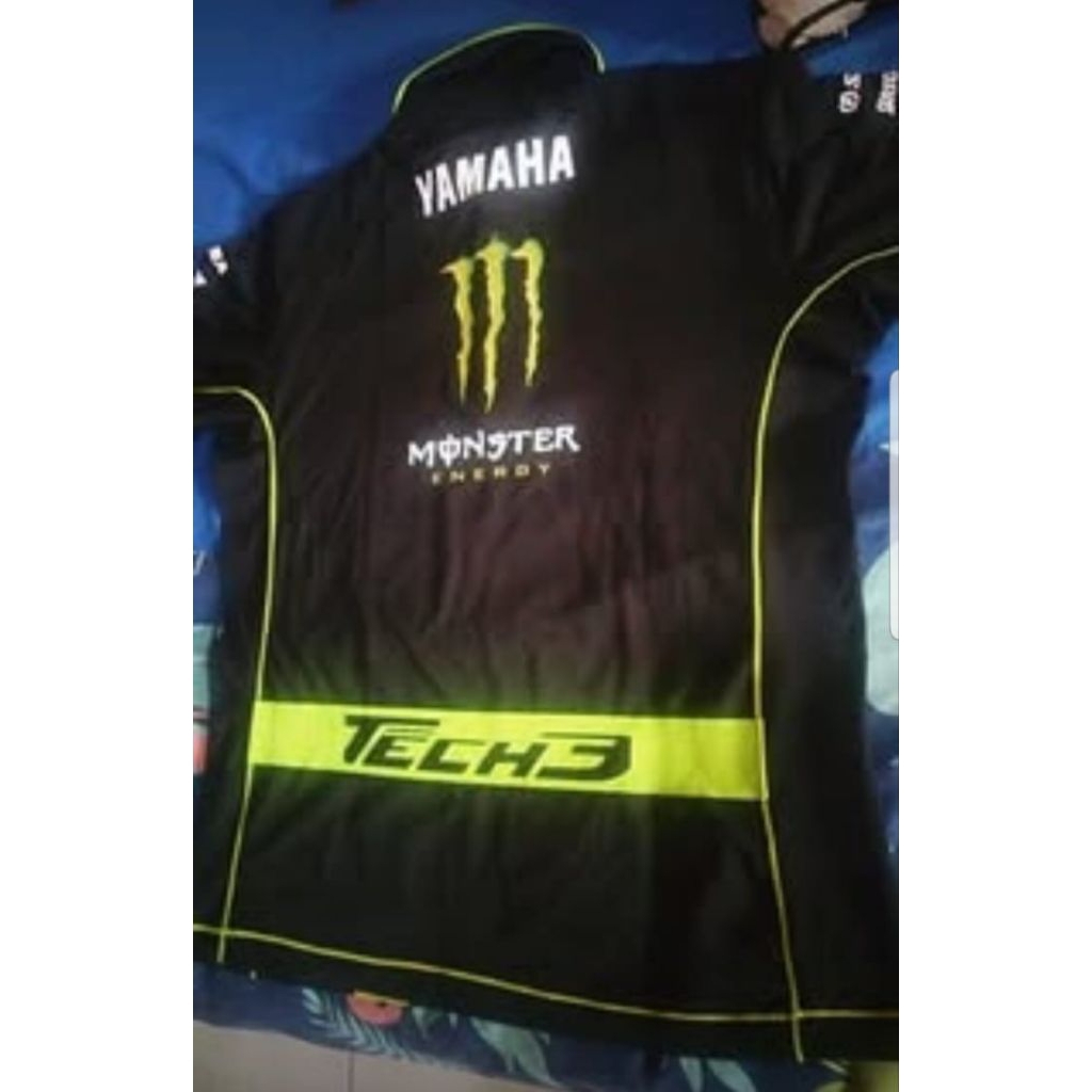 kaos Team Yamaha Official moto Gp monster energy original made in itally by descente