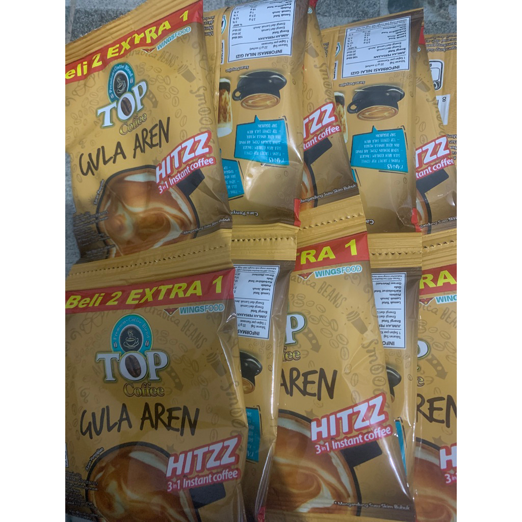 

KOPI TOP GULA AREN HITZZ 22g ( 1renceng 15pcs)