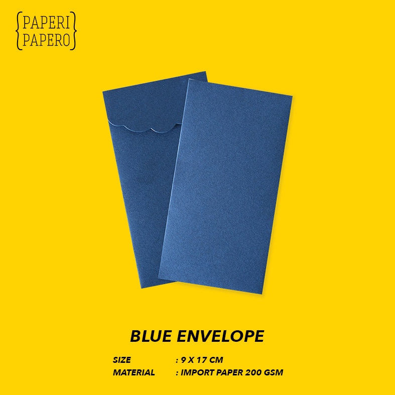 

Blue Plain Amplop - Angpao Biru Polos Pernikahan Premium (5 Pcs)
