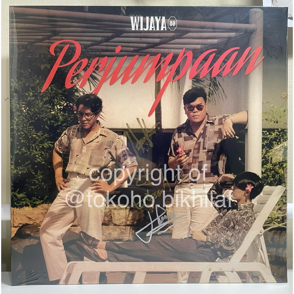 VINYL/PIRINGAN HITAM WIJAYA 80 - PERJUMPAAN (BERTANDA TANGAN)