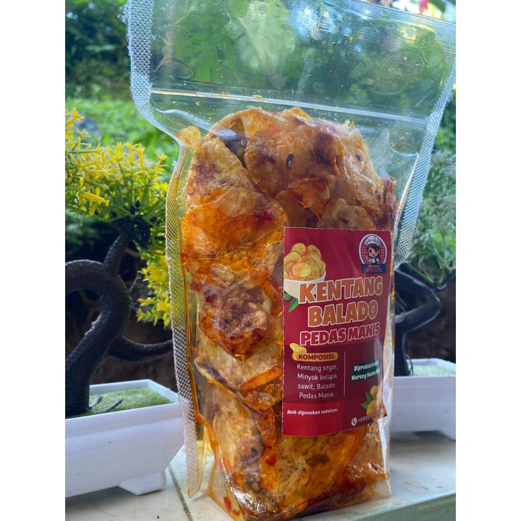 

Kering Kripik Kentang Pedas Manis Daun Jeruk Original 300Gr Kentang Bulat Kering Kriuk Dan Renyah