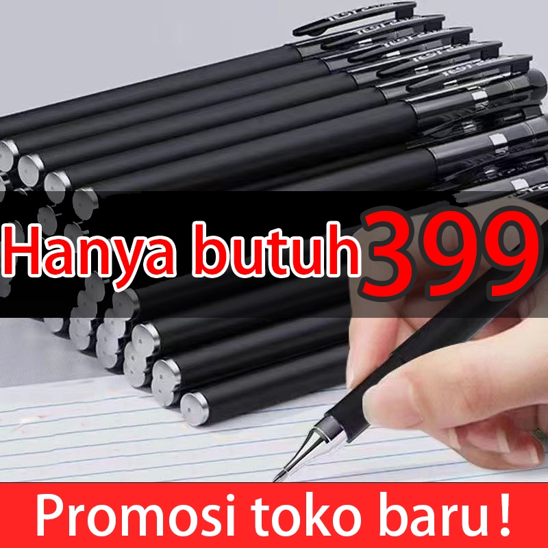 

(BISA COD) 50 PCS BALLPOINT PULPEN BOLLPOIN PERLENGKAPAN SEKOLAH PERLENGKAPAN KANTOR Pulpen Gel 1 Pack Gel Pen Pena Jel Tinta Hitam Pulpen Murah Alat Tulis Stationery Sekolah