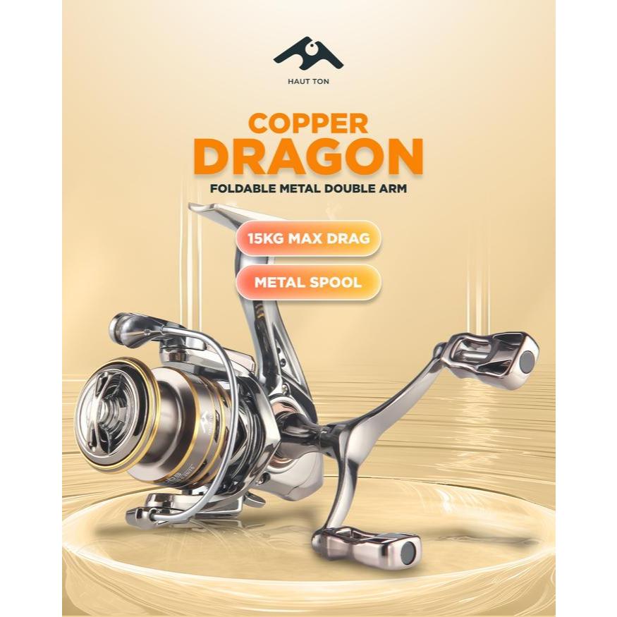 REEL HAUT TON COPPER DRAGON | 1500-2500 | METAL SPOOL | DOUBLE ARM