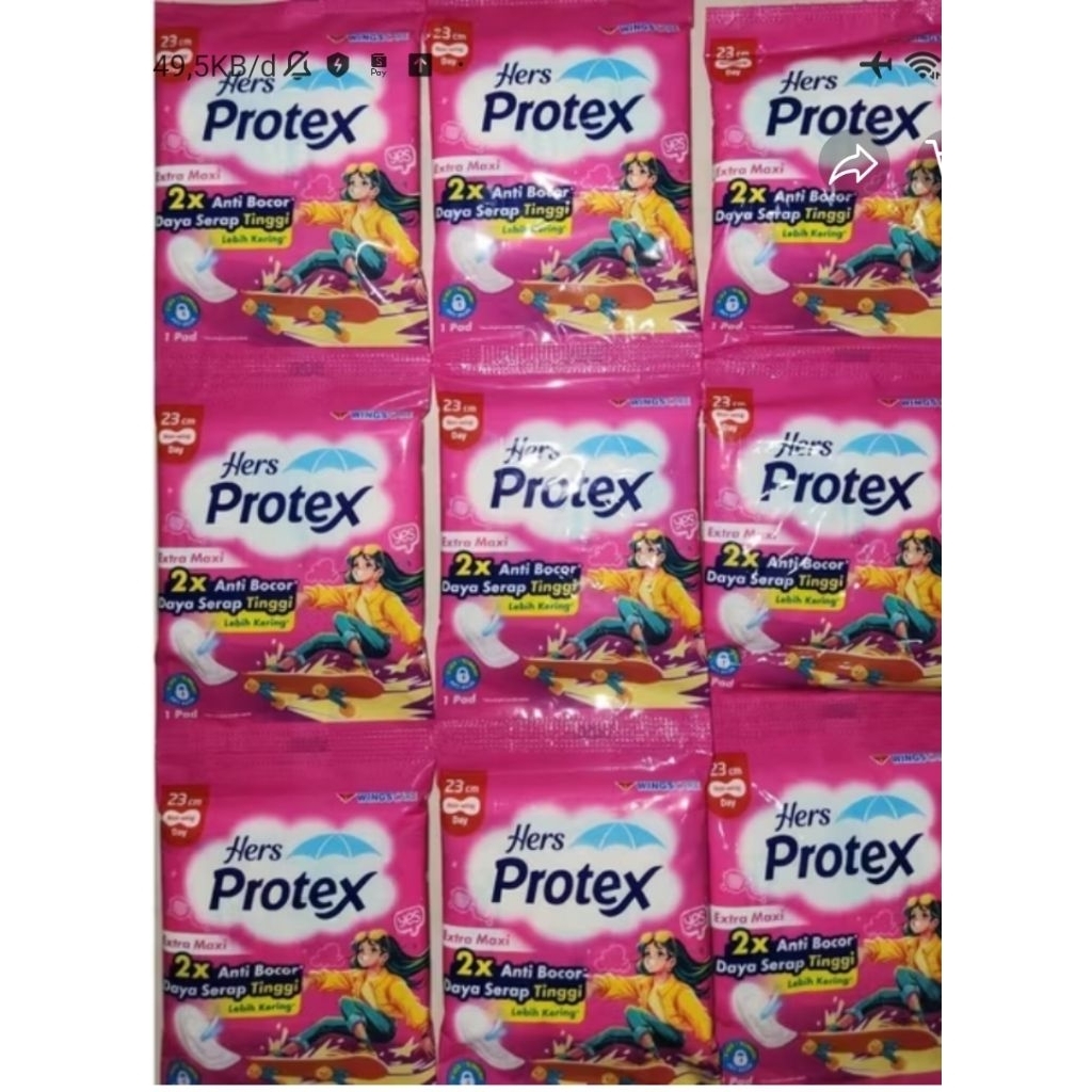 protex pembalut rentengan