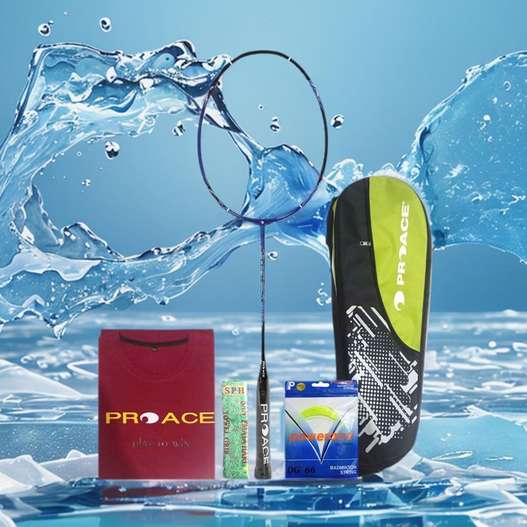 Raket Badminton ProAce Sweetspot 1000 III Bonus Komplit