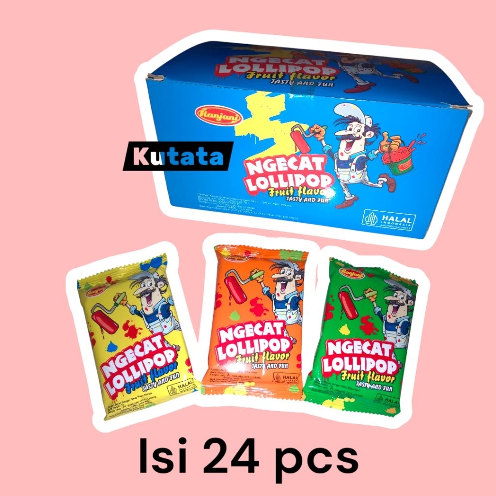 

NGECAT LOLLIPOP RANJANI ISI 24 PCS