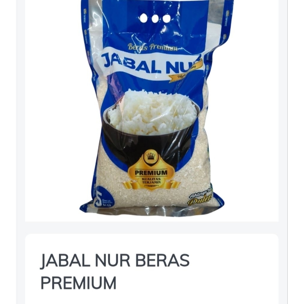 

Beras Jaba nur premium 5kg