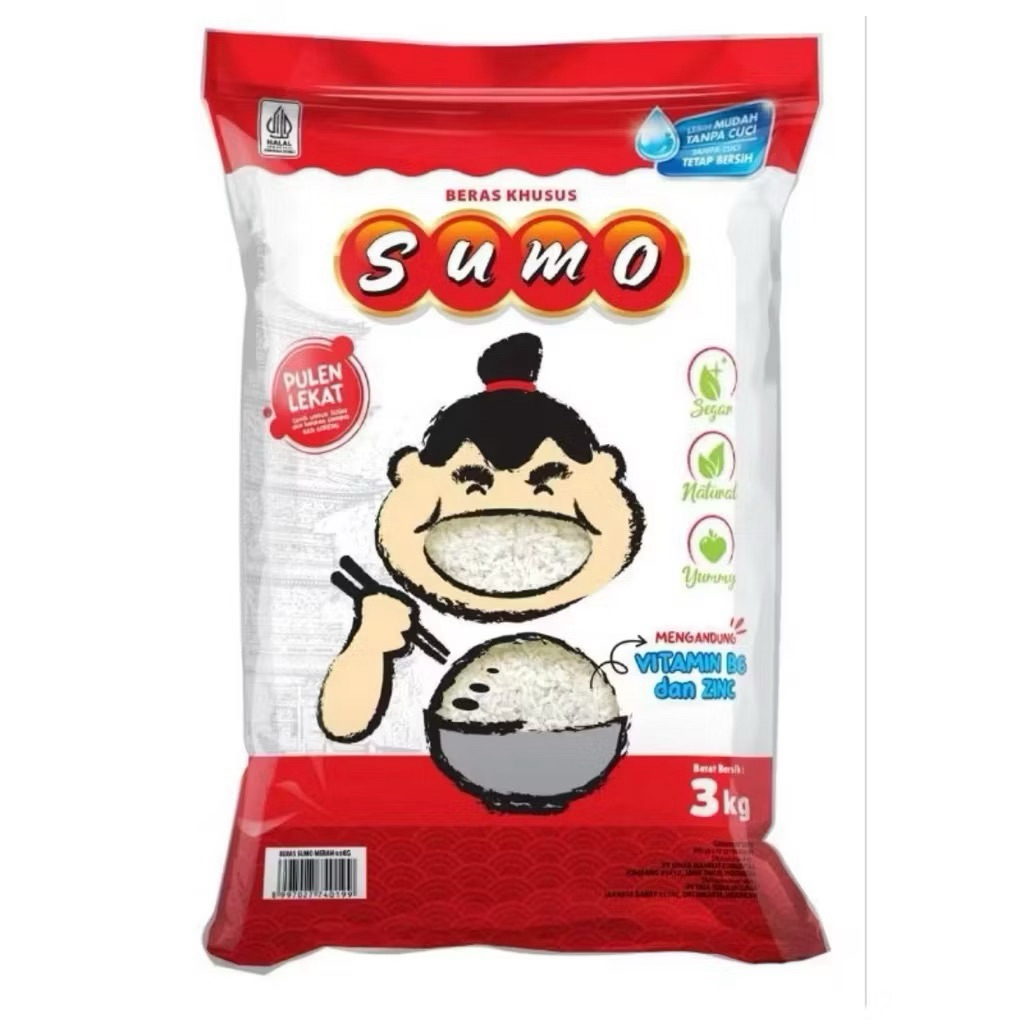 

Sumo Merah Beras Khusus Pulen Lekat 3000 gram