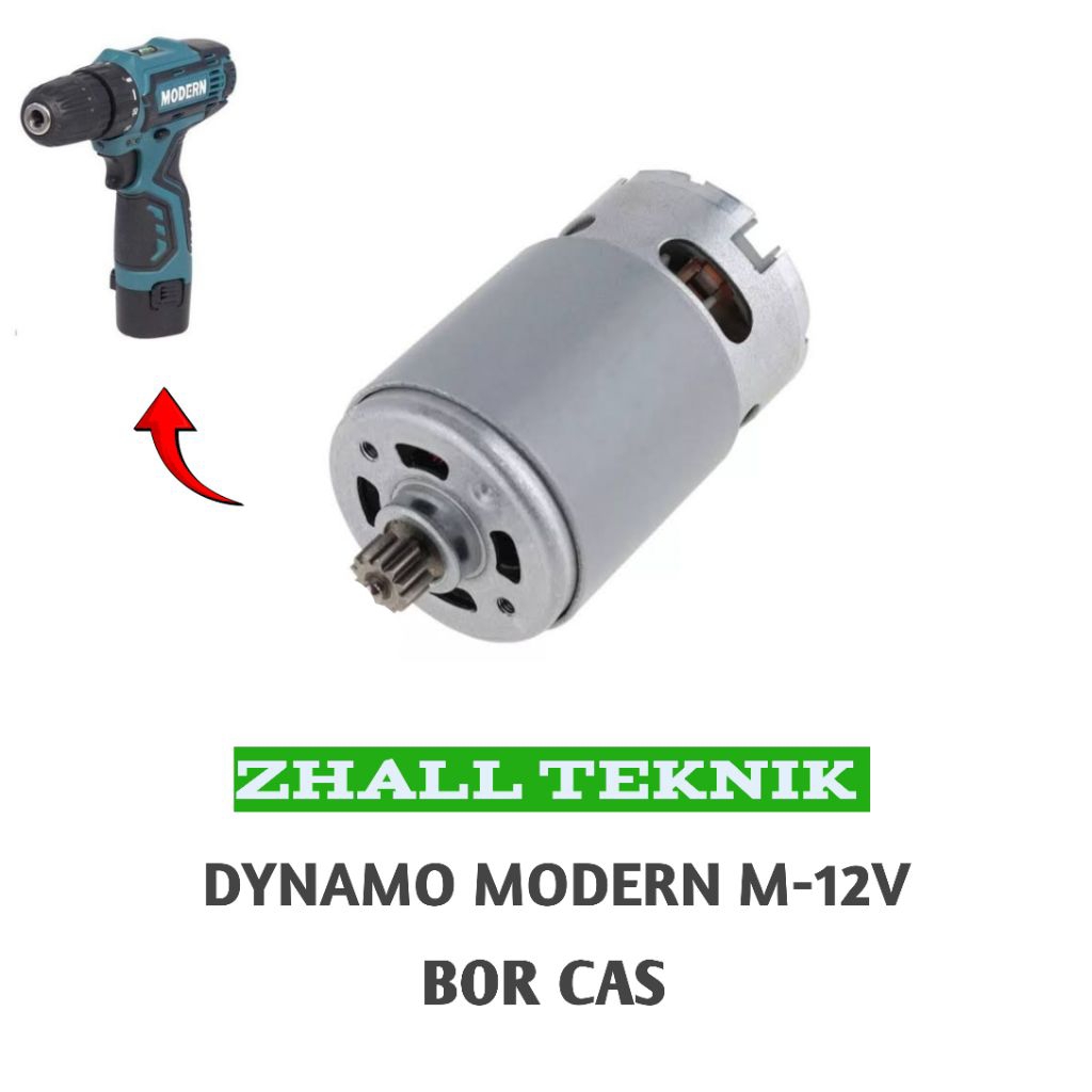 Dynamo Untuk Modern M-12v Mesin Bor Cas 12v Cordles Gigi 12
