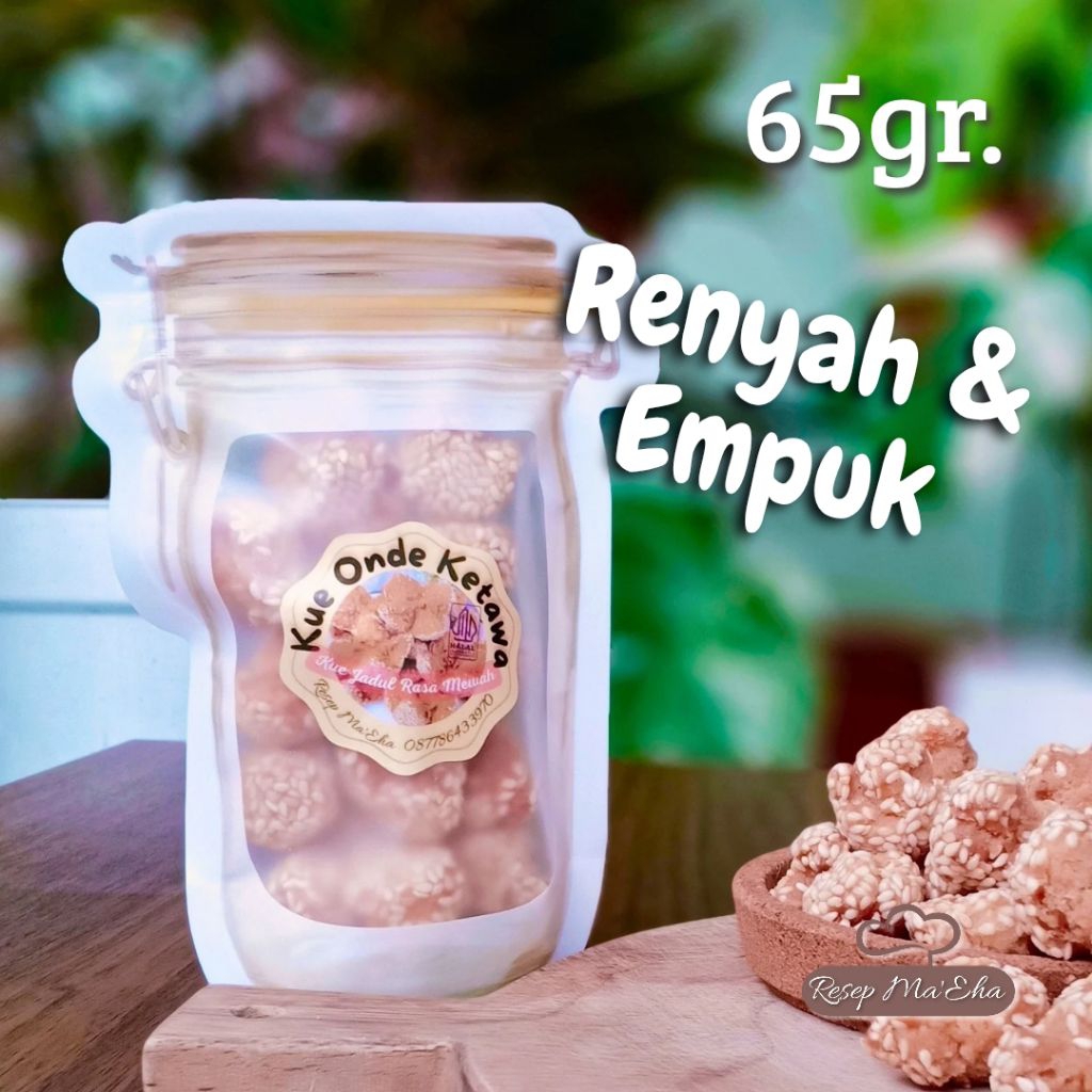 

Onde Ketawa mini Premium 65gr / Kue Ketawa | Kue Jadul Rasa Mewah
