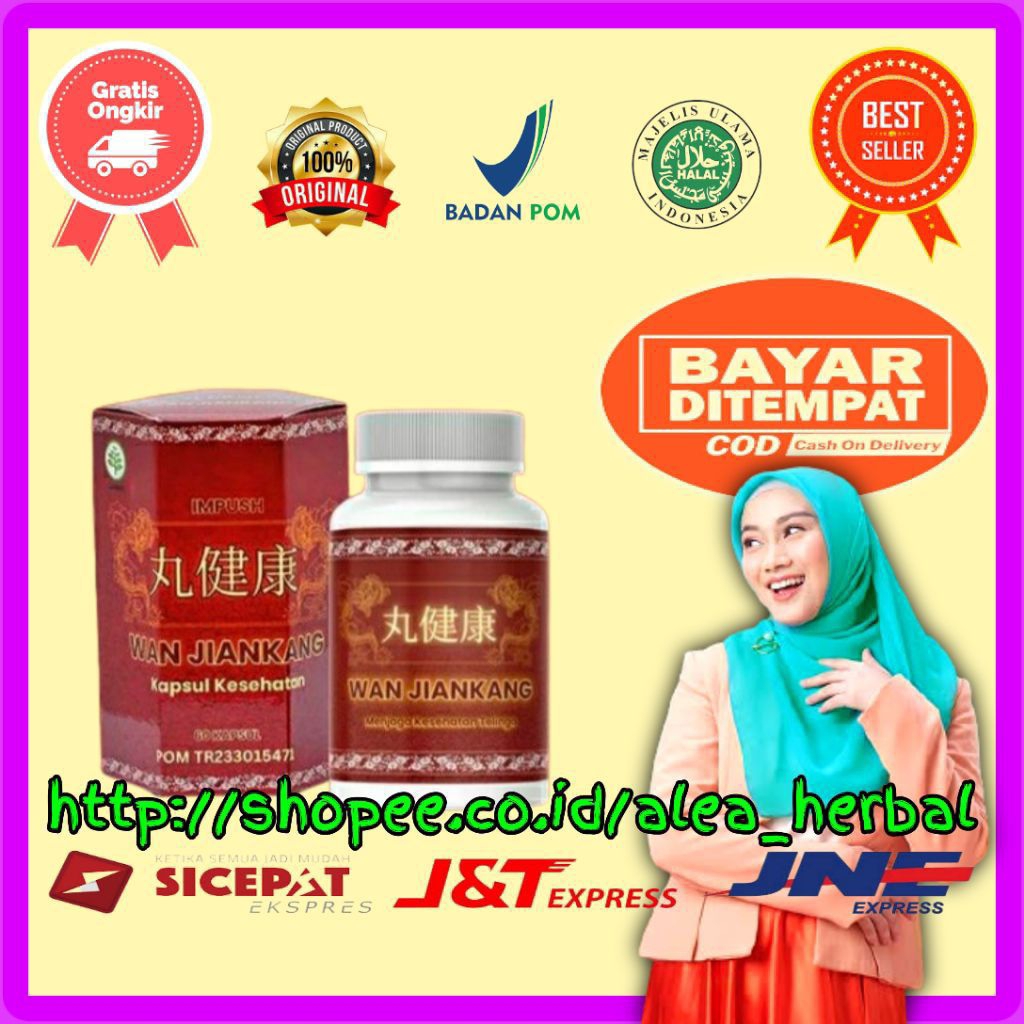 Wan Jiankang Asli Kapsul Telingan Original Mengobati Telinga Berdengung Tuli Budeg Paling Ampuh