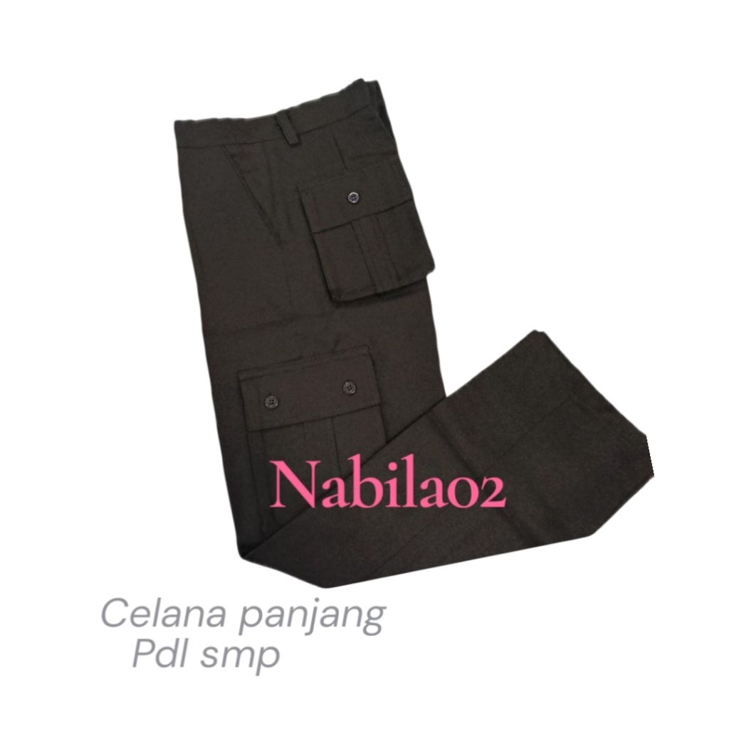 celana pramuka panjang pdl smp anak laki laki dan perempuan