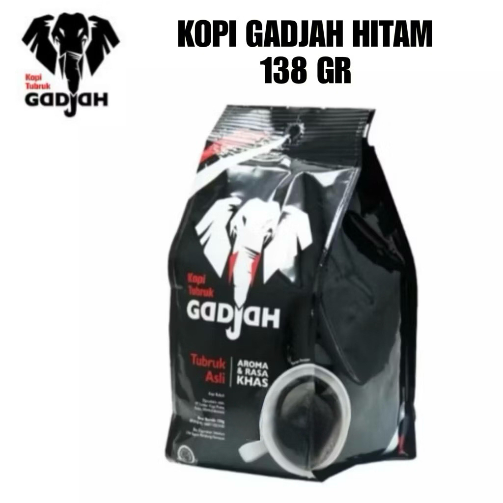 

KOPI TUBRUK GADJAH ASLI 138 GR / KOPI BUBUK