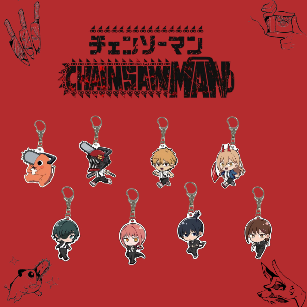 Chainsaw Man Chibi Keychain