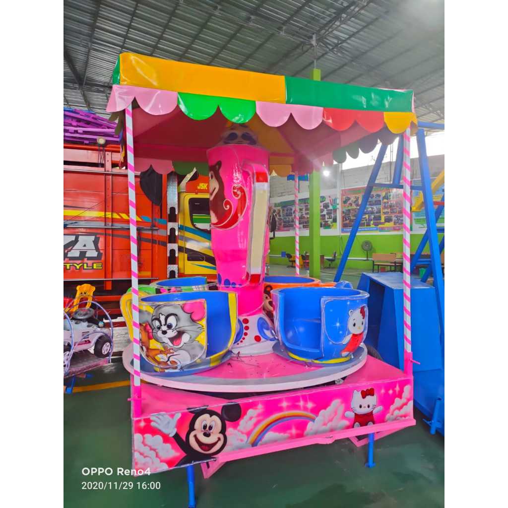 Komedi putar fiber cangkir mini