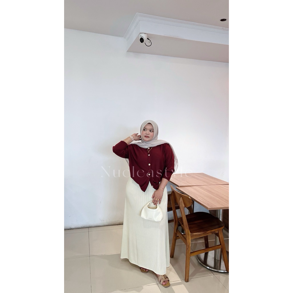 NUCLEA SKIRT - Rok Panjang Flare Mermaid Skirt jumbo