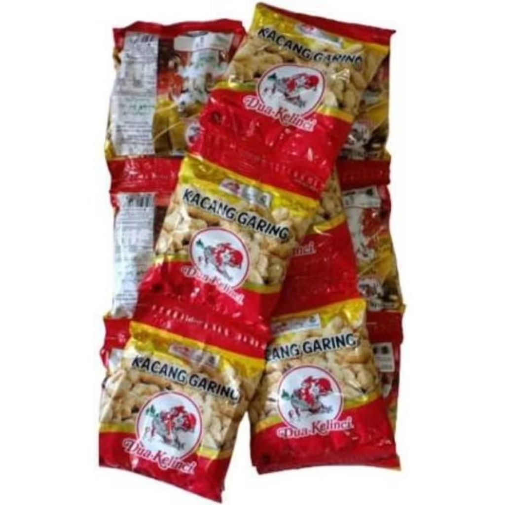 

Kacang Garing Dua Kelinci 1renteng isi 10pcs