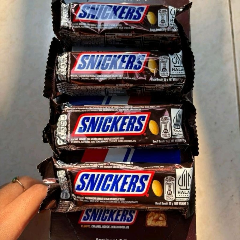 

SNICKERS PEANUT ORIGINAL 35 GRAM 5 PCS COKLAT SNACK