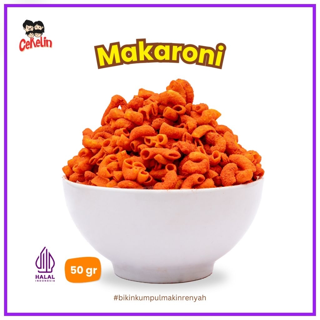 

Cemilan Cekelin Macaroni Sultan - Isi 50gr