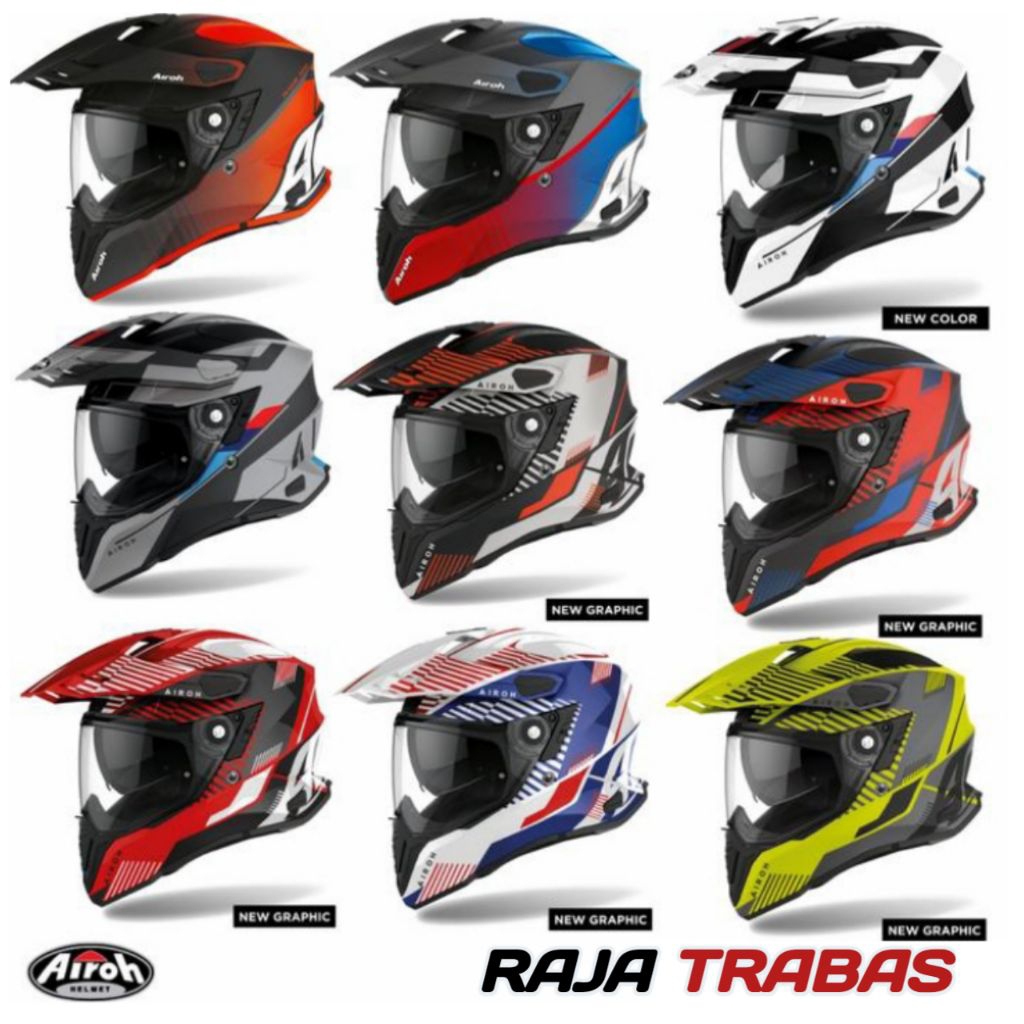 HELM AIROH NEW COMMANDER GRAPHIC / AIROH COMMANDER