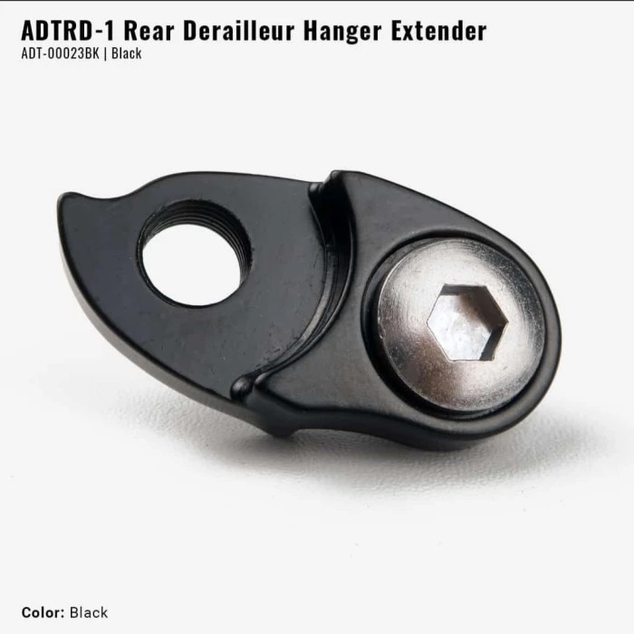 Adaptor Rear End STRUMMER ADTRD-1 Black - sambungan Rear Derailleur Goatlink / Got Link Gotlink Goat