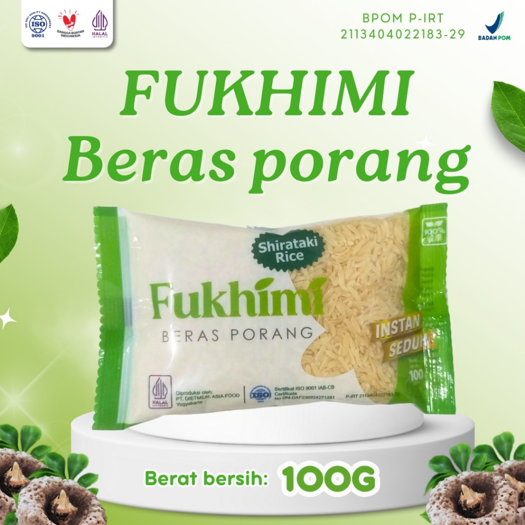 

Beras Porang Shirataki Fukhimi 100 gram