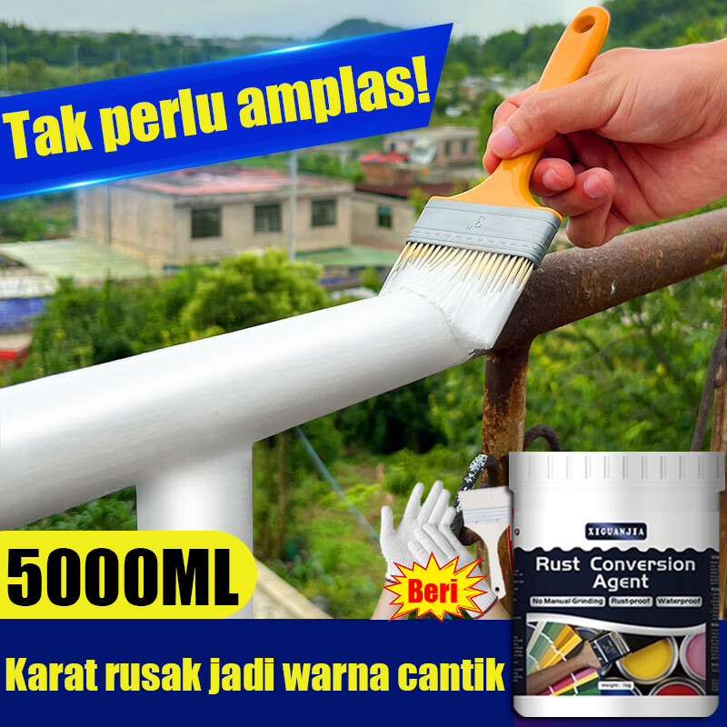 MOCHICO Cat anti karat 1000g Anti-korosi Anti-rust Cepat menghilangkan karat Dilengkapi alat  Sappor