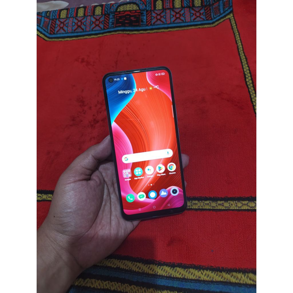 realme c17 snapdragon bagus ram 256gb garansi resmi murah normal ram 6gb nett murah