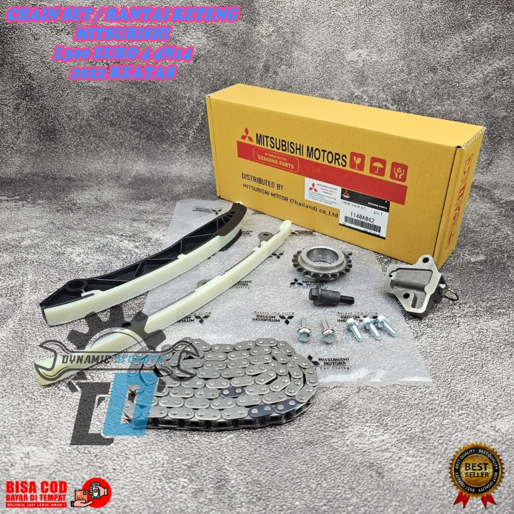 RANTAI KETENG CHAIN SET MITSUBISHI L300 DIESEL EURO 4 EURO4 MESIN 4N14
