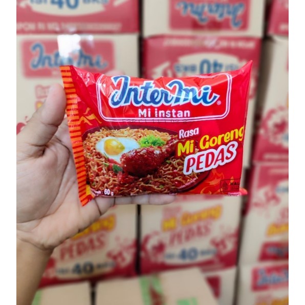 

[1 DUS 1 RESI ISI 40 BUNGKUS] INTERMIE GORENG PEDAS