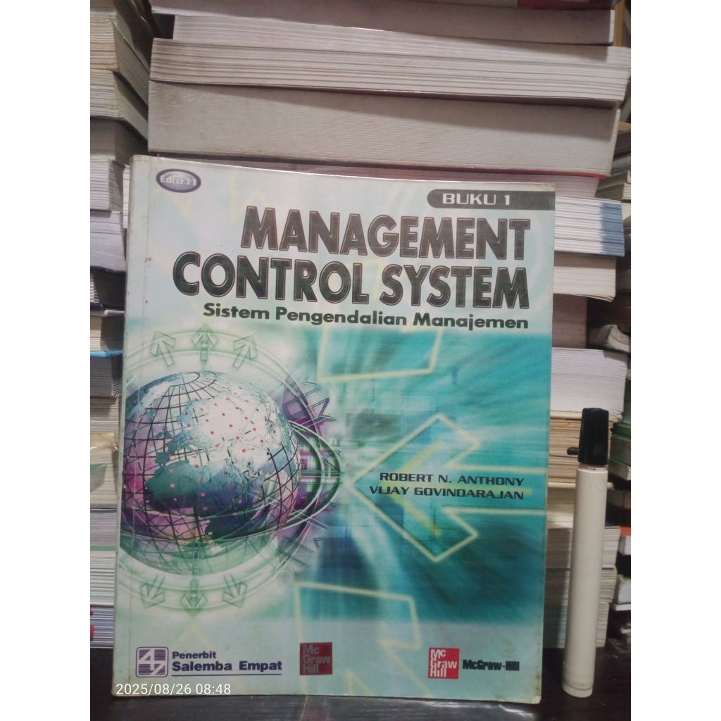 Buku Pendidikan: Management Control System, Sistem Pengendalian Manajemen buku 1