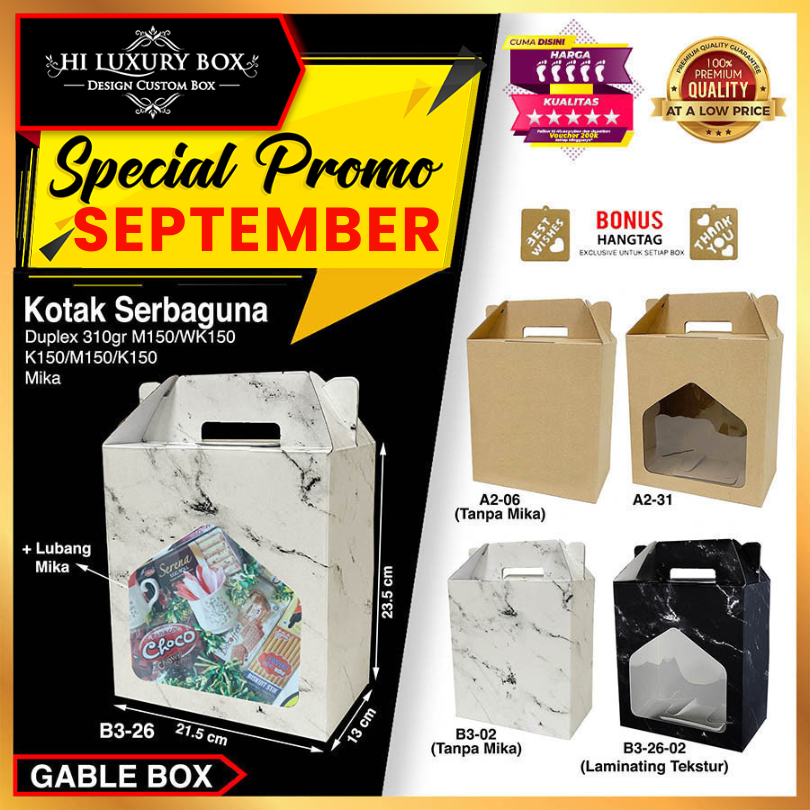 

Kotak Souvenir | Box Hampers | kado | Kotak Kardus | Kraft | 21.5x13x23.5|A2-06