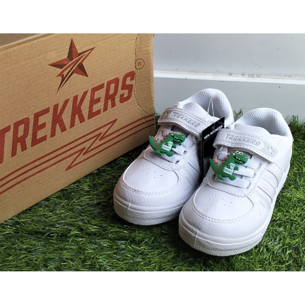 Sepatu Sneakers Anak - Sepatu Putih TREKKERS CV KINO PUTIH