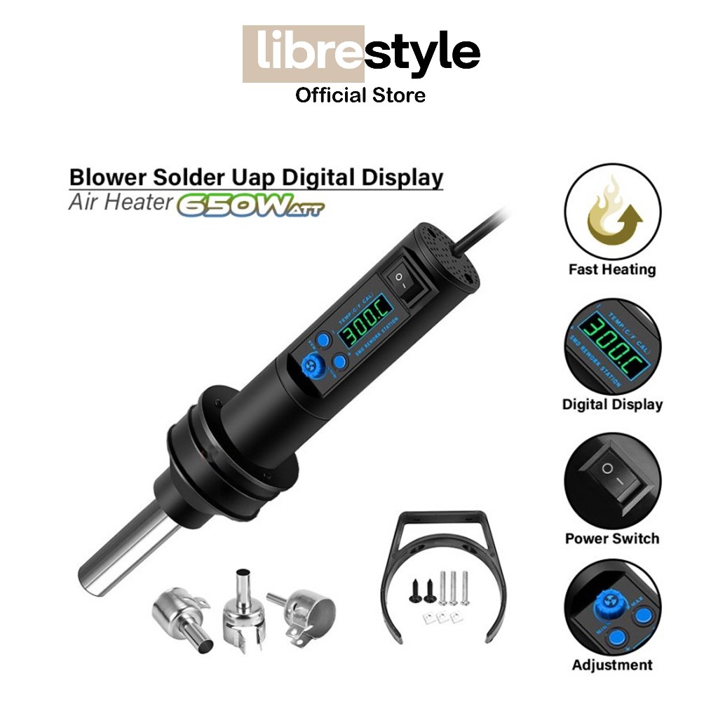 Weilai WL-8032D Digital Blower Portable Solder uap solder uap