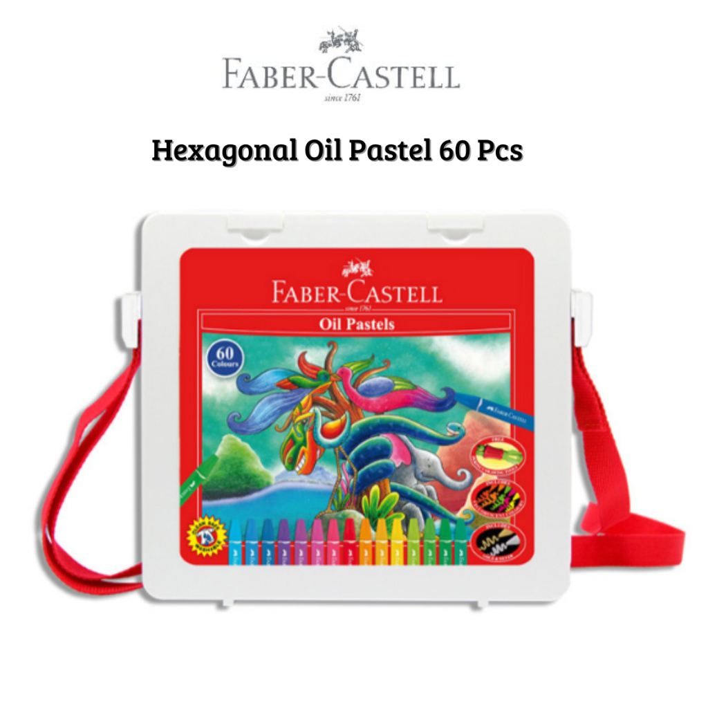 

Faber-Castell Hexagonal Oil Pastel 60 (PCS) / Faber Castell Krayon