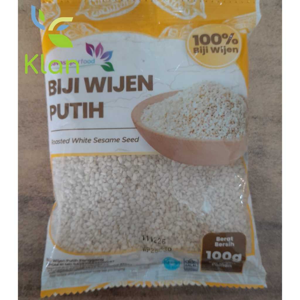 

JAVA SUPERFOOD BIJI WIJEN PUTIH PANGGANG SACHET 100GR/ ROASTED SESAME SEED