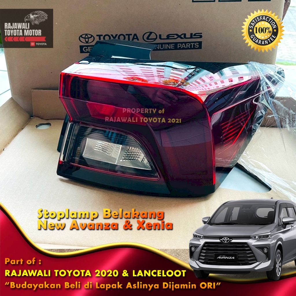 Stoplamp Lampu Belakang New Avanza & Xenia 2022-UP Q & Veloz  Kiri Kanan New Original Toyota 81551-B