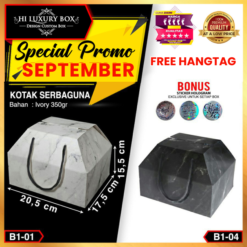 

Box Kado - Gable Box - Kotak Kado Gift Box - B1