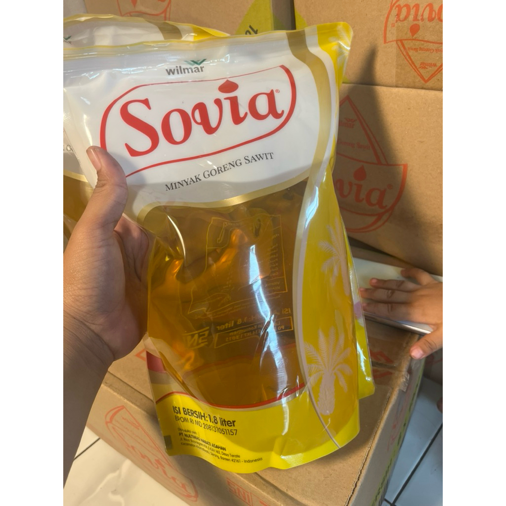 

Minyak Sovia Wilmar 1,8L Minyak Goreng Murah Berkualitas Tinggi
