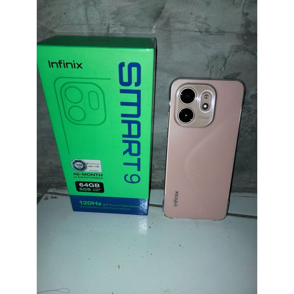 HP INFINIX SMART 9 3GB/64GB SECOND FULLSET