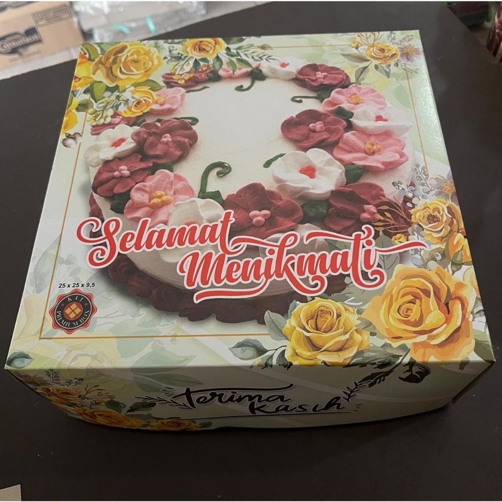 

Kotak Kue Corak Cakebox 25cm x 25cm x 9cm