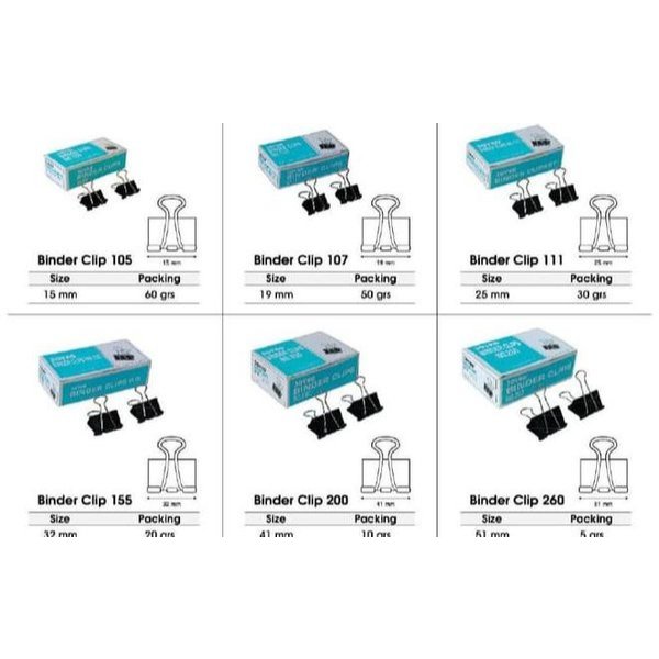 

Binder Clip Joyko 155 (isi 12 pcs)