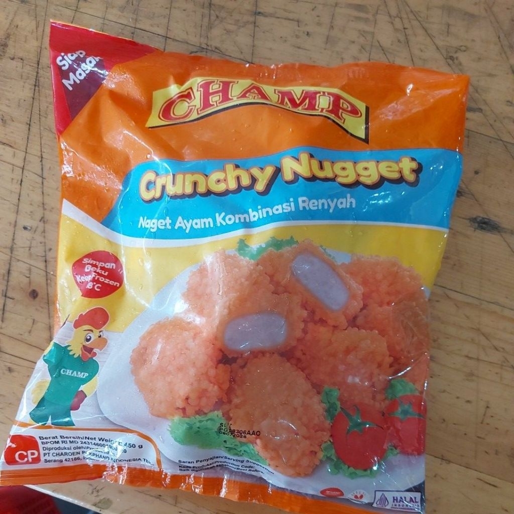 

CHAMP CRUNCHY NUGGET 450GR