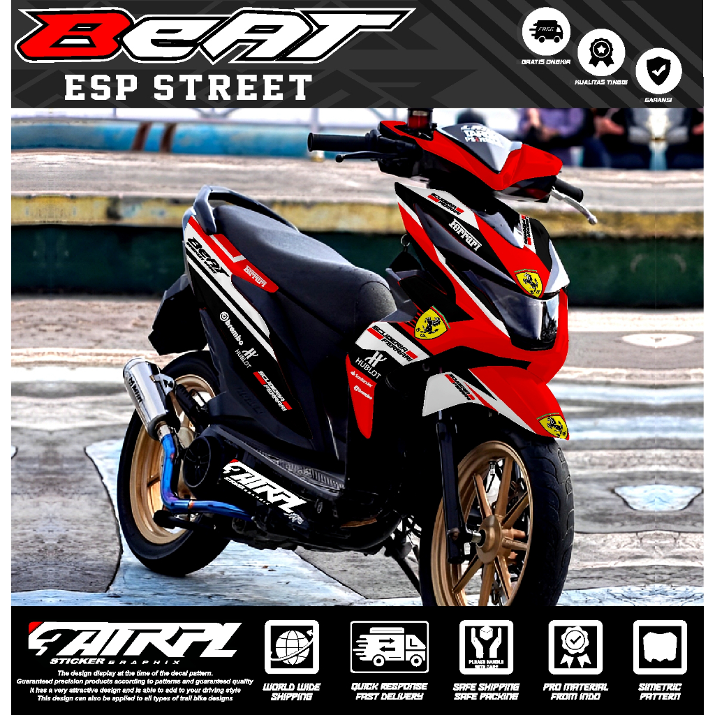 (COD) Decal Sticker Beat Street 2019 Full Body - Stiker Decal Beat 2016 2017 2018 2019 Full Body Des
